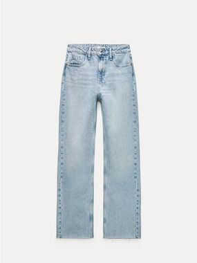 Zara high rise z1975 straight leg jeans vintage